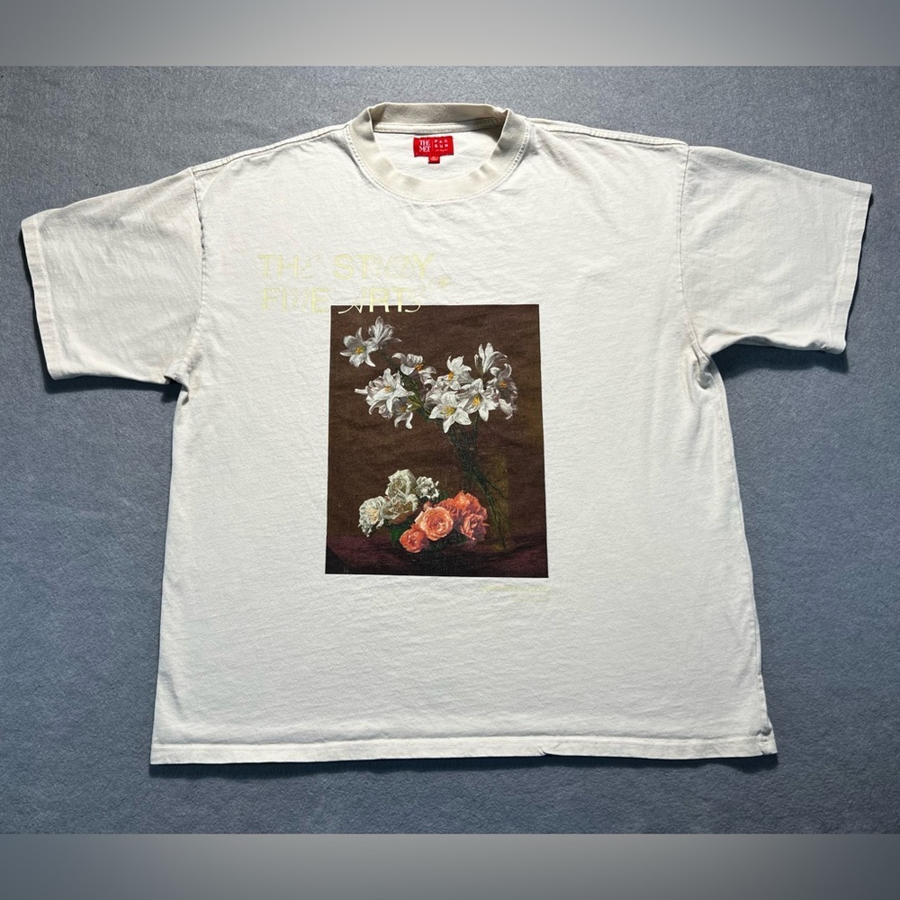 The Met x PacSun Florals Men’s XL Beige Graphic T-Shirt 100% Cotton